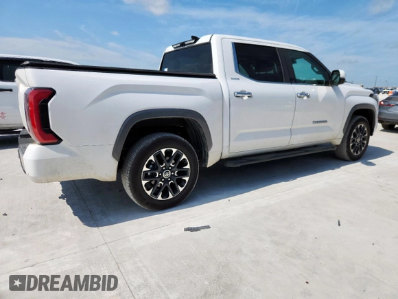 2024 Toyota Tundra Limited Hybrid with VIN 5TFJC5DBXRX059405, listed as a Copart auction lot 59802805 with 15,392 mi miles and Salvage title. Bid and sale history available at DreamBid. Image 3.