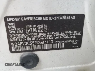 2015 BMW 5 Series 535d xDrive с VIN WBAFV3C55FD687110, выставлен на аукционе Copart как лот 77845114 с пробегом 100 135 миль миль и Списание • Salvage title. История ставок и продаж доступна на DreamBid. Изображение 12.