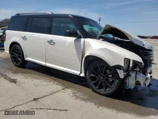 2019 Ford Flex Limited EcoBoost with VIN 2FMHK6DT3KBA16677, listed as a Copart auction lot 51474865 with 55,866 mi miles and Salvage Title. Bid and sale history available at carsss.com. Image 4.