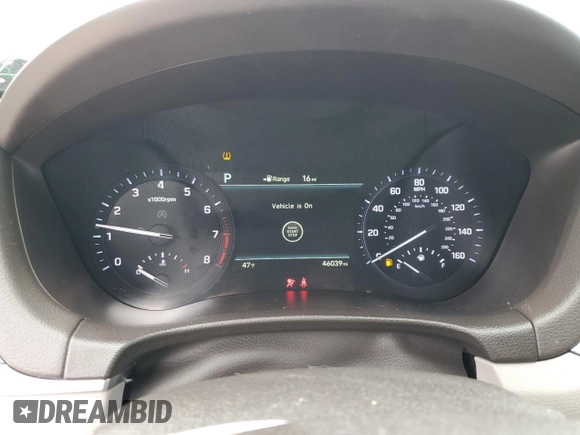 2020 Genesis G80 3.8L with VIN KMTFN4JEXLU328893, listed as a Copart auction lot 88111025 with 46,039 mi miles and Salvage Title. Bid and sale history available at DreamBid. Image 9.