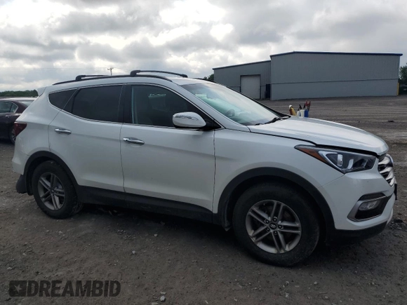 2018 Hyundai Santa Fe 2.4L with VIN 5NMZUDLB9JH073417, listed as a Copart auction lot 61690065 with 170,615 mi miles and Salvage title. Bid and sale history available at DreamBid. Image 4.