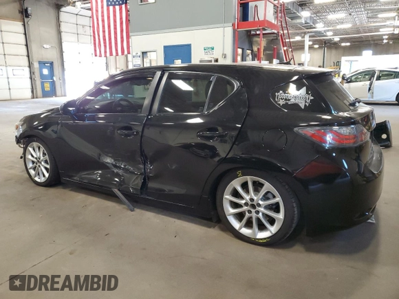 2012 Lexus CT 200h z VIN JTHKD5BH4C2116306, wystawiony jako Copart lot #55735865 z przebiegiem 232 468 mil mil oraz Szkoda całkowita • Salvage title. Historia ofert i sprzedaży dostępna na DreamBid. Obrazek 2.