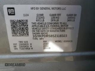 2025 Cadillac XT6 AWD Premium Luxury z VIN 1GYKPDRS8SZ118323, wystawiony jako Copart lot #56156145 z przebiegiem 12 406 mil mil oraz Tytuł czysty. Historia ofert i sprzedaży dostępna na DreamBid. Obrazek 13.