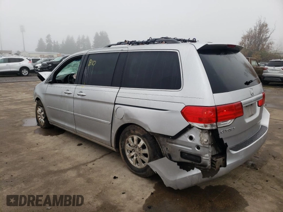 2010 Honda Odyssey EX-L with VIN 5FNRL3H78AB110573, listed as a Copart auction lot 46325085 with 161,543 mi miles and Salvage Title. Bid and sale history available at carsss.com. Image 2.