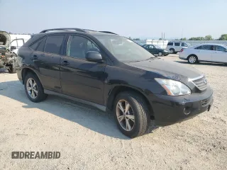 2006 Lexus RX 400h with VIN JTJHW31UX60001795, listed as a Copart auction lot 64407255 with 163,818 mi miles and Salvage title. Bid and sale history available at DreamBid. Image 4.