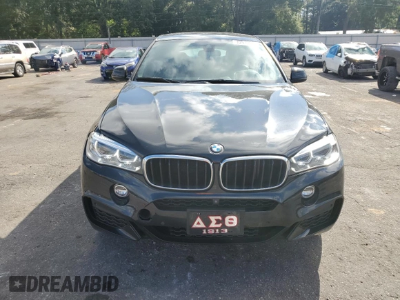 2019 BMW X6 xDrive35i with VIN 5UXKU2C59K0Z63092, listed as a Copart auction lot 72913844 with 62,189 mi miles and Salvage Title. Bid and sale history available at carsss.com. Image 5.