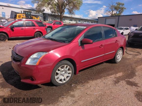 2010 Nissan Sentra S with VIN 3N1AB6AP4AL633850, listed as a Copart auction lot 55936165 with 156,942 mi miles and Salvage title. Bid and sale history available at DreamBid. Image 1.