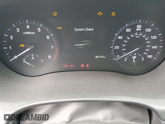 2019 Genesis G80 3.3T Sport with VIN KMHGN4JB0KU295809, listed as a Copart auction lot 47528785 with 85,173 mi miles and Salvage Title. Bid and sale history available at carsss.com. Image 9.