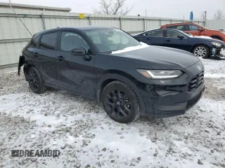 2024 Honda HR-V Sport with VIN 3CZRZ2H59RM758786, listed as a Copart auction lot 45756845 with 21,430 mi miles and Salvage Title. Bid and sale history available at carsss.com. Image 4.