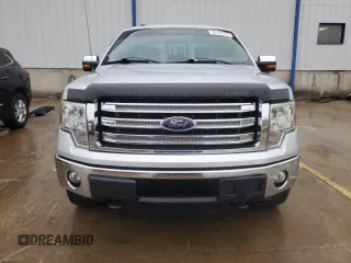 2013 Ford F-150 XL with VIN 1FTFW1ET7DKG21120, listed as a Copart auction lot 60106235 with 123,446 mi miles and Salvage title. Bid and sale history available at DreamBid. Image 5.