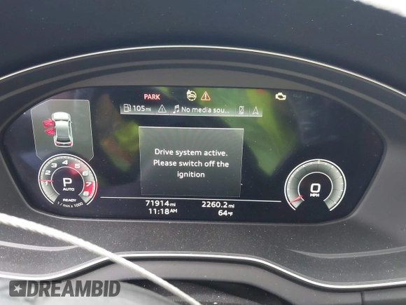 2021 Audi Q5 Premium Plus with VIN WA1BAAFY1M2017824, listed as a IAAI auction lot 42365397 with 71,914 mi miles and . Bid and sale history available at DreamBid. Image 15.
