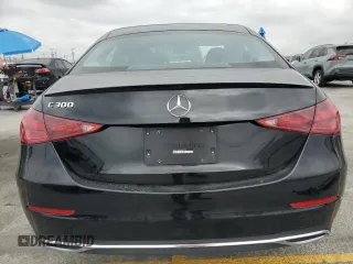 2023 Mercedes-Benz C 300 with VIN W1KAF4GB9PR093775, listed as a Copart auction lot 54954735 with 28,495 mi miles and Salvage title. Bid and sale history available at DreamBid. Image 6.