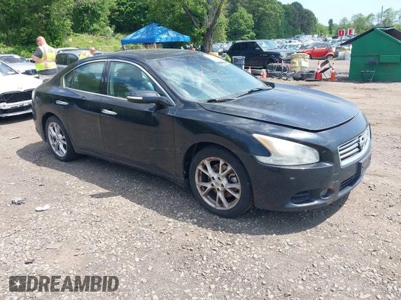 2012 Nissan Maxima SV with VIN 1N4AA5AP1CC863991, listed as a IAAI auction lot 42402290 with 189,116 mi miles and . Bid and sale history available at DreamBid. Image 1.