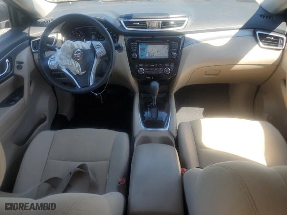 2016 Nissan Rogue SV with VIN KNMAT2MTXGP623803, listed as a Copart auction lot 50753885 with 36,751 mi miles and Salvage Title. Bid and sale history available at carsss.com. Image 8.