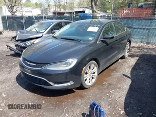2015 Chrysler 200 Limited with VIN 1C3CCCABXFN564910, listed as a IAAI auction lot 41928479 with 171,857 mi miles. Bid and sale history available at carsss.com. Image 2.