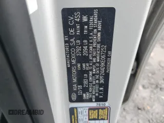 2019 Kia Forte LXS with VIN 3KPF24AD9KE067252, listed as a Copart auction lot 59881855 with 67,894 mi miles and Salvage title. Bid and sale history available at DreamBid. Image 12.