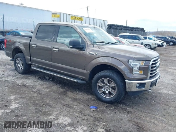 2016 Ford F-150 XLT with VIN 1FTEW1EF5GFD09123, listed as a IAAI auction lot 41894665 with 158,250 mi miles. Bid and sale history available at carsss.com. Image 1.