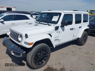 2024 Jeep Wrangler Sahara with VIN 1C4RJXP64RW225507, listed as a IAAI auction lot 42245973 with 45,984 mi miles and . Bid and sale history available at DreamBid. Image 17.