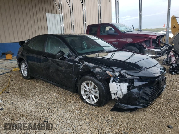 2025 Toyota Camry LE with VIN 4T1DAACK3SU515650, listed as a Copart auction lot 54404535 with 34,494 mi miles and Clean Title. Bid and sale history available at carsss.com. Image 4.