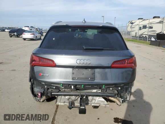 2018 Audi SQ5 Premium Plus with VIN WA1A4AFYXJ2214358, listed as a Copart auction lot 87127454 with 61,043 mi miles and Salvage Title. Bid and sale history available at DreamBid. Image 6.