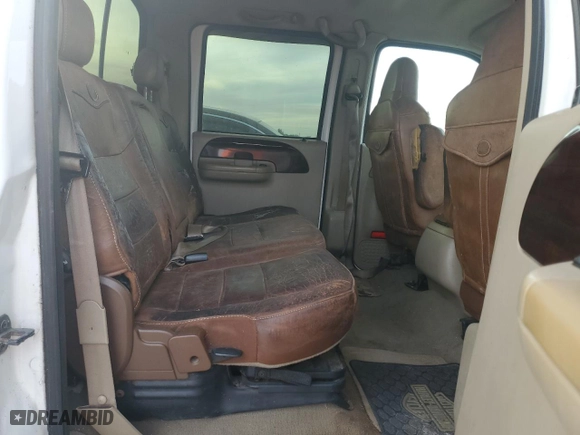 2005 Ford Super Duty F-350 DRW XL with VIN 1FTWW33P65EB66231, listed as a Copart auction lot 41369555 with 185,111 mi miles and Clean Title. Bid and sale history available at carsss.com. Image 10.