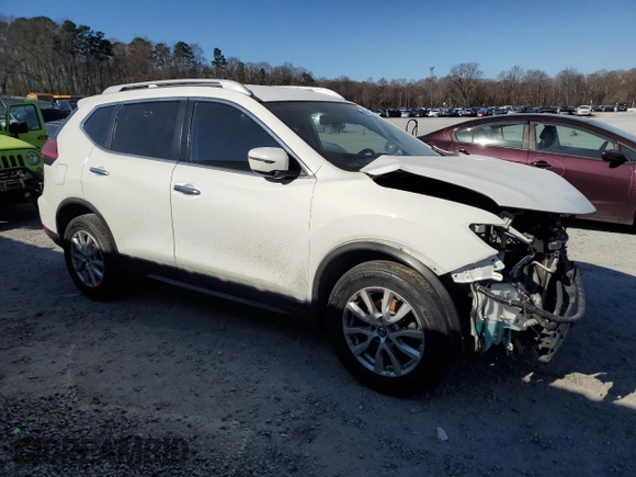 2017 Nissan Rogue SL with VIN JN8AT2MTXHW141733, listed as a Copart auction lot 46871025 with 120,769 mi miles and Salvage Title. Bid and sale history available at DreamBid. Image 4.