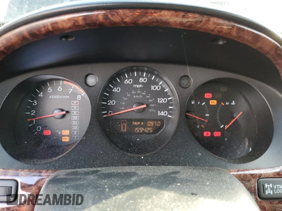 2001 Acura MDX Touring Pkg with VIN 2HNYD18641H002251, listed as a Copart auction lot 75294554 with 159,425 mi miles and Clean Title. Bid and sale history available at carsss.com. Image 9.