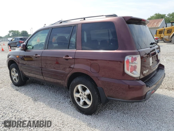 2008 Honda Pilot EX-L with VIN 5FNYF18568B048249, listed as a Copart auction lot 63614245 with 195,503 mi miles and Salvage title. Bid and sale history available at DreamBid. Image 2.