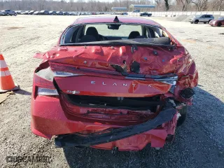 2022 Hyundai Elantra SEL with VIN KMHLN4AGXNU251668, listed as a Copart auction lot 46930465 with 44,535 mi miles and Salvage Title. Bid and sale history available at carsss.com. Image 6.