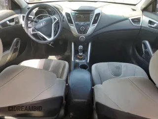 2012 Hyundai Veloster w/Gray Int with VIN KMHTC6AD5CU066108, listed as a Copart auction lot 62311305 with 117,856 mi miles and Salvage title. Bid and sale history available at DreamBid. Image 8.
