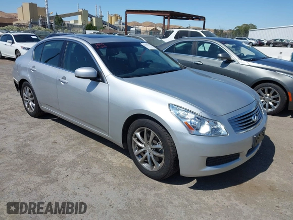 2008 Infiniti G35 Journey with VIN JNKBV61EX8M214584, listed as a IAAI auction lot 42582793 with 84,173 mi miles and . Bid and sale history available at DreamBid. Image 1.