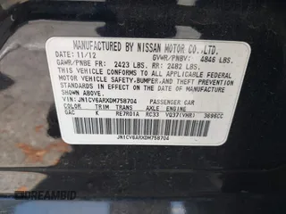 2013 Infiniti G37 x z VIN JN1CV6ARXDM758704, wystawiony jako IAAI lot #42268716 z przebiegiem 172 854 mil mil oraz . Historia ofert i sprzedaży dostępna na DreamBid. Obrazek 9.