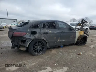 2018 Mercedes-Benz GLE 63 S AMG with VIN 4JGED7FB5JA099322, listed as a Copart auction lot 87002364 with Not provided miles and Salvage title. Bid and sale history available at DreamBid. Image 3.