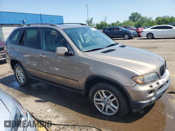 2006 BMW X5 3.0i with VIN 5UXFA13506LY44968, listed as a Copart auction lot 62812554 with 116,970 mi miles and Clean Title. Bid and sale history available at carsss.com. Image 4.