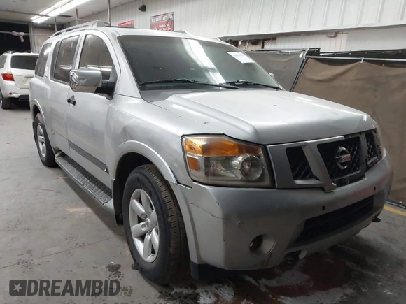 2008 Nissan Armada SE z VIN 5N1AA08C98N608867, wystawiony jako IAAI lot #42054139 z przebiegiem 214 433 mil mil oraz . Historia ofert i sprzedaży dostępna na DreamBid. Obrazek 1.