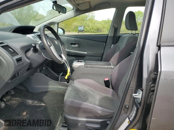 2012 Toyota Prius Two with VIN JTDZN3EU4C3076474, listed as a Copart auction lot 56713595 with 102,692 mi miles and Clean Title. Bid and sale history available at DreamBid. Image 7.
