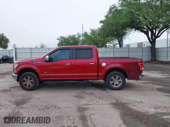 2015 Ford F-150 XL with VIN 1FTEW1CP7FFC87507, listed as a IAAI auction lot 41913485 with 150,960 mi miles. Bid and sale history available at carsss.com. Image 14.