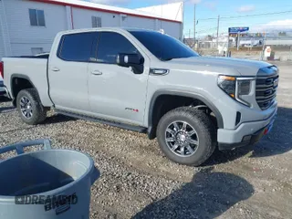 2024 GMC Sierra 1500 AT4 with VIN 3GTUUEE87RG203297, listed as a IAAI auction lot 41719587 with 21,178 mi miles and . Bid and sale history available at DreamBid. Image 1.