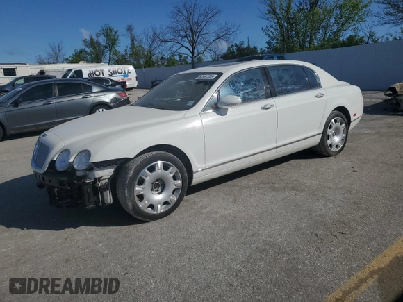 2008 Bentley Flying Spur with VIN SCBBR93W08C051630, listed as a Copart auction lot 52567205 with 29,612 mi miles and Salvage Title. Bid and sale history available at DreamBid. Image 1.