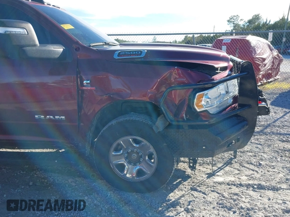 2023 Ram 2500 Big Horn with VIN 3C6UR5DLXPG617315, listed as a IAAI auction lot 41246001 with 39,513 mi miles. Bid and sale history available at carsss.com. Image 19.