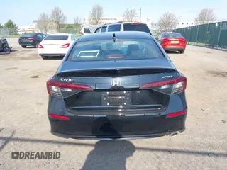 2025 Honda Civic Sport with VIN 2HGFE2F50SH566900, listed as a IAAI auction lot 42072544 with 726 mi miles and . Bid and sale history available at DreamBid. Image 16.