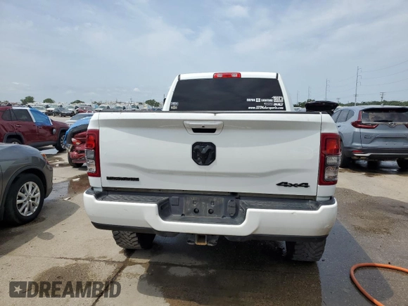 2022 Ram 2500 Big Horn with VIN 3C6UR5DL5NG394811, listed as a Copart auction lot 57783805 with 40,420 mi miles and Salvage title. Bid and sale history available at DreamBid. Image 6.