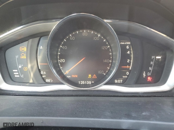 2017 Volvo S60 Inscription with VIN LYV402TK4HB136799, listed as a Copart auction lot 58262284 with 125,139 mi miles and Salvage Title. Bid and sale history available at carsss.com. Image 9.