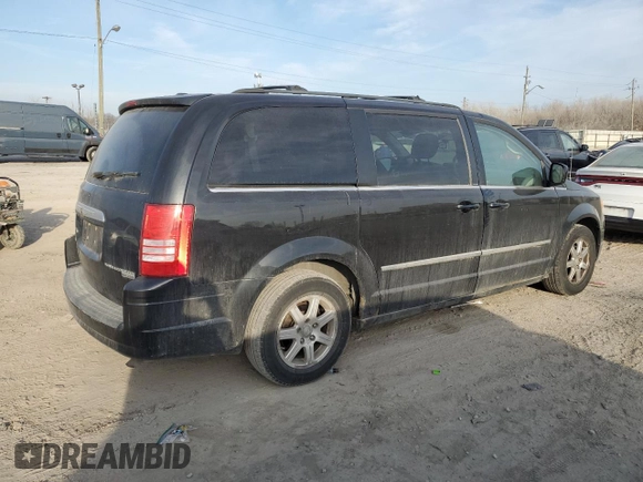 2010 Chrysler Town & Country Touring with VIN 2A4RR5D1XAR109046, listed as a Copart auction lot 48224865 with 218,021 mi miles and Salvage Title. Bid and sale history available at DreamBid. Image 3.
