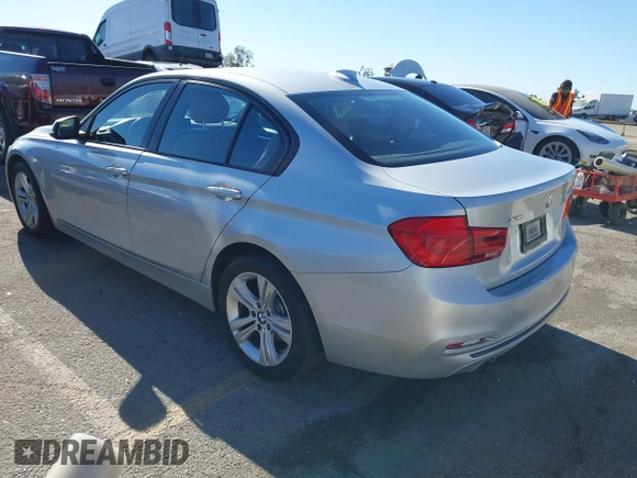 2016 BMW 3 Series with VIN WBA8F1C51GK438486, listed as a IAAI auction lot 41324078 with 80,321 mi miles and . Bid and sale history available at DreamBid. Image 3.