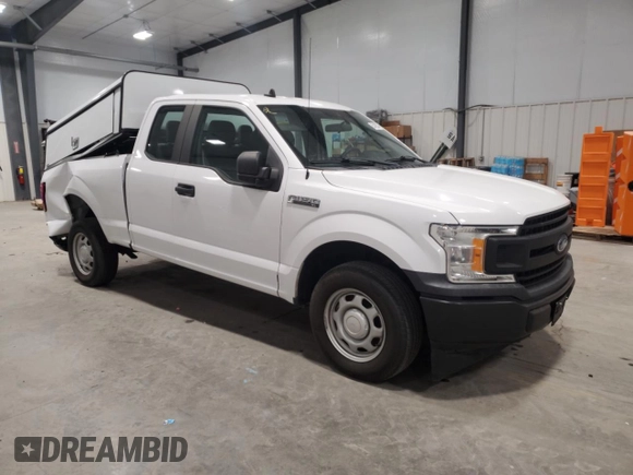 2020 Ford F-150 XL with VIN 1FTEX1CP0LKD41164, listed as a Copart auction lot 85429884 with 161,444 mi miles and Salvage Title. Bid and sale history available at DreamBid. Image 4.