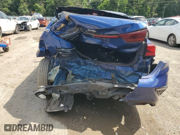 2019 Kia Forte LXS with VIN 3KPF24AD4KE107057, listed as a Copart auction lot 61858535 with 54,807 mi miles and Salvage title. Bid and sale history available at DreamBid. Image 6.