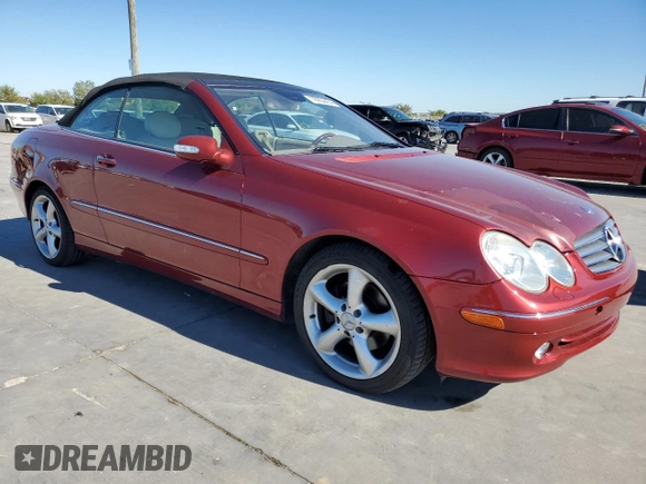 2005 Mercedes-Benz CLK 320 with VIN WDBTK65G45T043762, listed as a Copart auction lot 79904434 with 88,127 mi miles and Salvage Title. Bid and sale history available at DreamBid. Image 4.