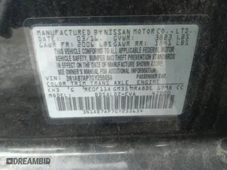 2016 Nissan Sentra SV with VIN 3N1AB7AP7GY255654, listed as a IAAI auction lot 40454898 with 81,704 mi miles. Bid and sale history available at carsss.com. Image 9.