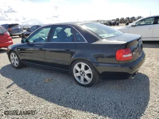 2002 Audi S4 with VIN WAURD68D82A001090, listed as a Copart auction lot 53684755 with 173,260 mi miles and Clean Title. Bid and sale history available at carsss.com. Image 2.